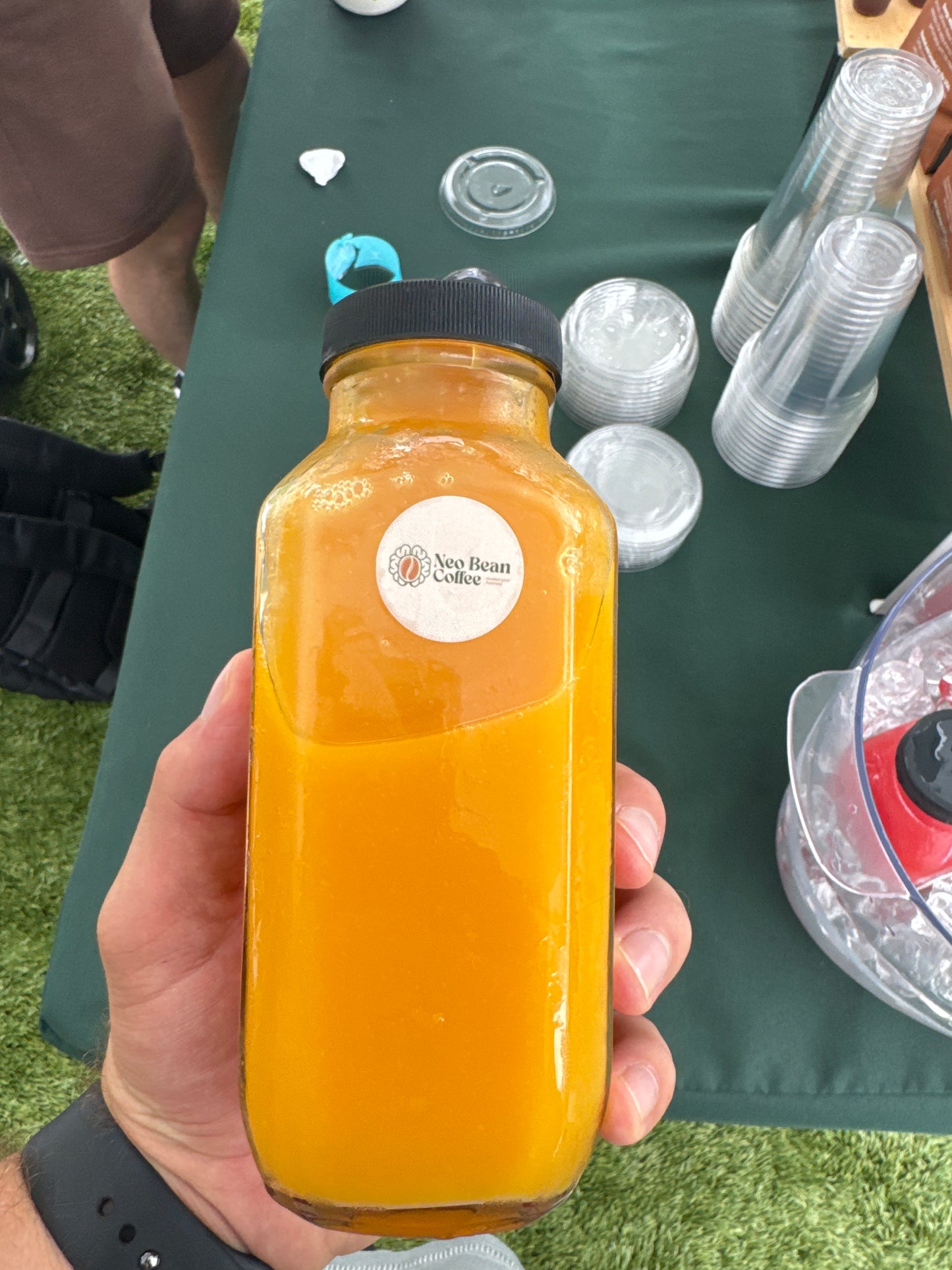 Neobean FLO Juice 16 oz Bottle - MIAMI ONLY - Lionsmane, L-Theanine & Ashwagandha