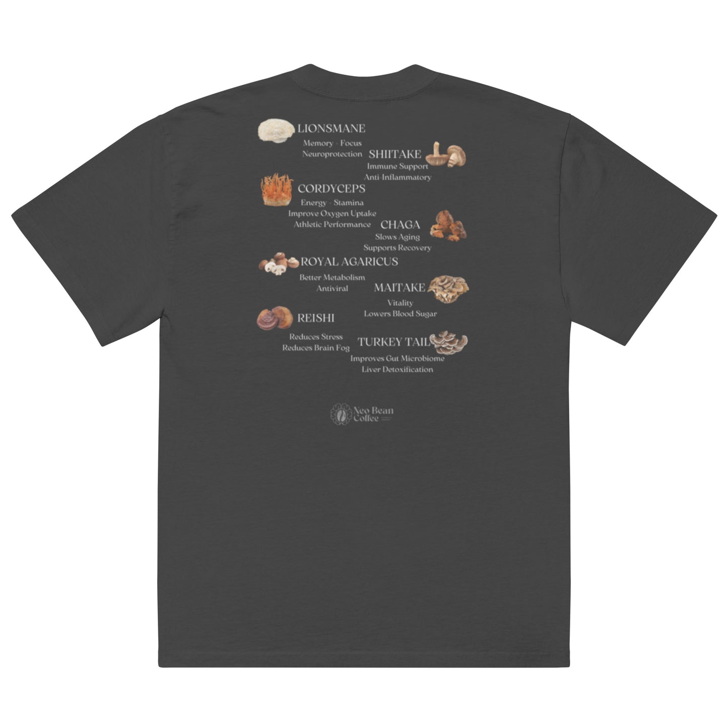 Neobean Dark Oversized faded t-shirt