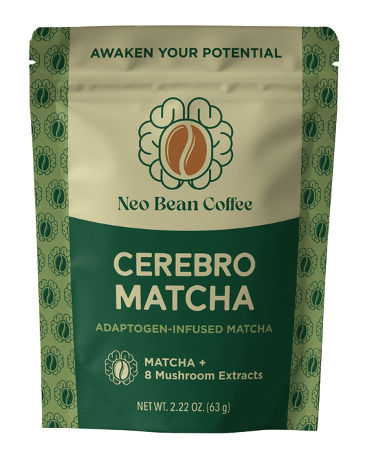 Mezcla Neobean Cerebro: café con hongos, café adaptógeno con 8 hongos