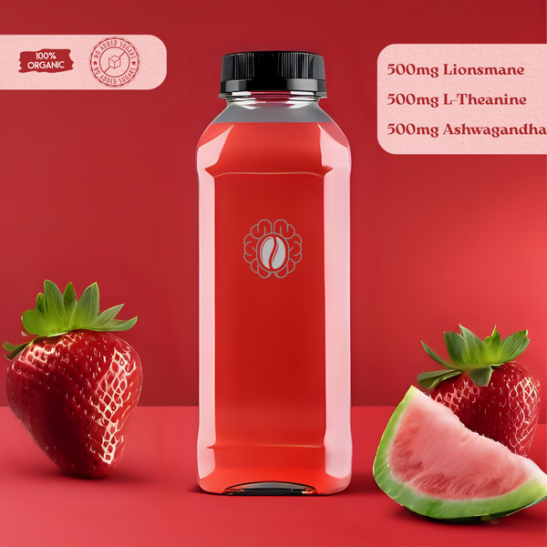 Neobean FLO Juice 16 oz Bottle - MIAMI ONLY - Lionsmane, L-Theanine & Ashwagandha