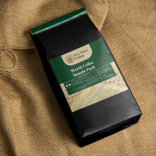 World Coffee Sample Pack - 5 Countries Freshly Roasted Specialty Coffee Samples